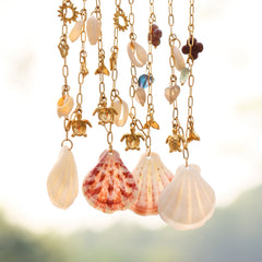Natural Shell Ocean Charm Necklace