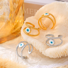 Blue Eye Open Ring