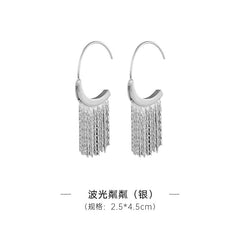 Marielle Vintage-Inspired Tassel Hoop Earrings