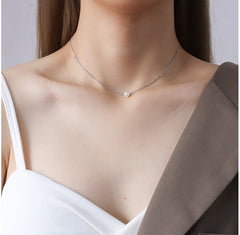 18K Gold-Plated Faux Pearl Chain Necklace Designs
