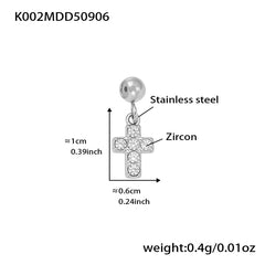 18K Gold-Plated Cubic Zirconia Charms and Chain Designs