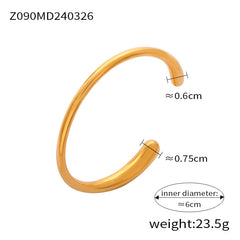 Minimal Stainless Steel Bangle Designs