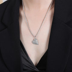 18K Gold-Plated Heart Necklace or Drop Earrings