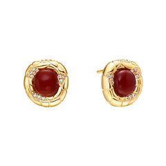 Daphne Vintage-Inspired Snake Stud Earrings