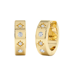 Nadine Modern Hoop Earrings