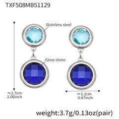 Round Stone Accent Bracelet or Earrings