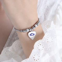 Colorful Eye Charm Bracelet