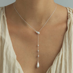 Camille Vintage-Inspired Teardrop Necklace