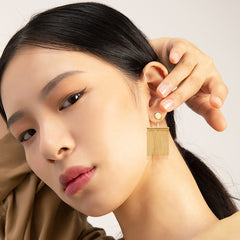 Nadine Statement Tassel Drop Earrings