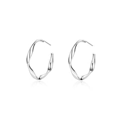 Nicolette Modern Hoop Earrings No. 323195