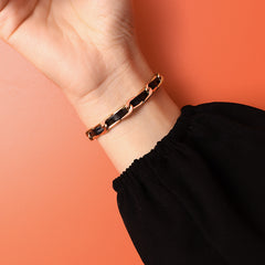 Cord and Chain Bracelet
