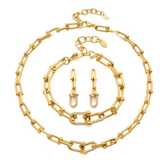 Cubic Zirconia Open Link Jewelry
