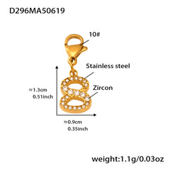 Cubic Zirconia Charm Rope Cuff or Pendant