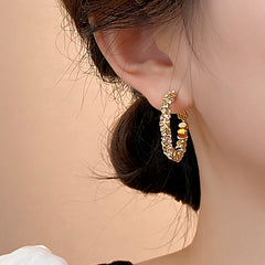 Daphne Vintage-Inspired Pavé Stud Earrings No. 431547