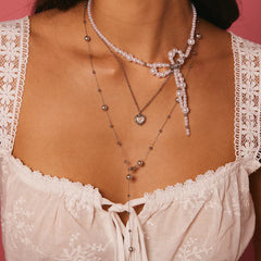 Camille Pearl Stardust Necklace