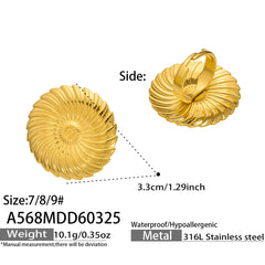 Sculptural Lotus Petal Statement Ring