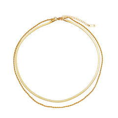 Daphne Snake Layered Necklace