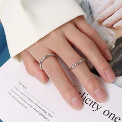 18K Gold-Plated Bamboo-Style Band Ring