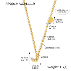 Cubic Zirconia Initial Jewelry Collection