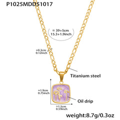 Heart Lock or Colored Pendant Necklace