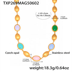 Color Oval Opal Jewelry