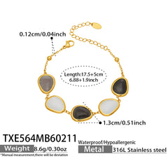 Color Cat-Eye Teardrop Jewelry