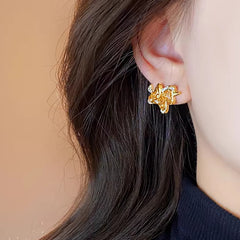 Nadine Dainty Crystal Horse Stud Earrings
