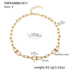 Cubic Zirconia Open Link Jewelry