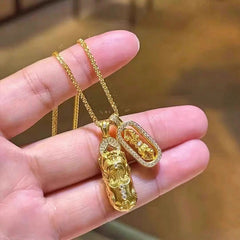 Camille Pavé Pendant Necklace