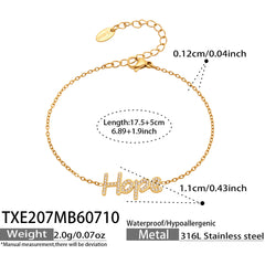 18K Gold-Plated Cubic Zirconia Charm Jewelry