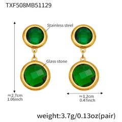 Round Stone Accent Bracelet or Earrings