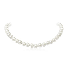 Nicolette Minimalist Pearl Choker Necklace