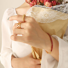 Colored Cubic Zirconia Tennis Jewelry