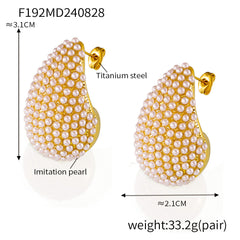 18K Gold-Plated Sculptural Teardrop Earring Designs