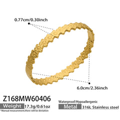Horseshoe Clasp and Textured Bangle Designs