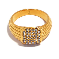 Stone-Accent Multi-Row Band Ring
