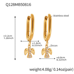 Sparkling Charm Hoop Earring Designs