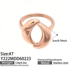 Sculptural Geometric Ring