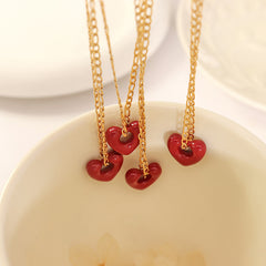 Open Heart Necklace or Earrings