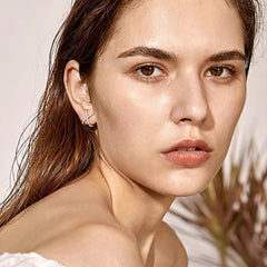 Marielle Pavé Initial Stud Earrings