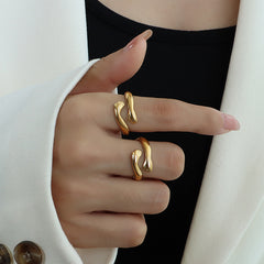 Embrace Hands Open Ring