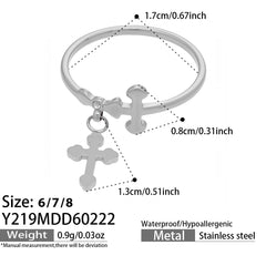 Cubic Zirconia V-Band and Charm Ring Designs
