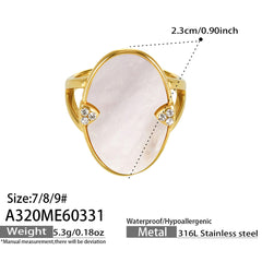 Natural Shell Geometric Statement Rings