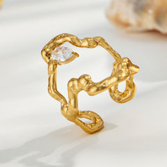 Irregular Open Ring Collection