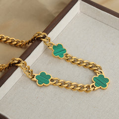 Flower Accent Necklace or Bracelet