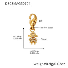 Sculptural Jewelry Pendant Charm
