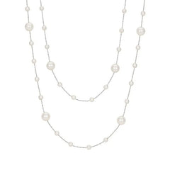 Camille Vintage-Inspired Pearl Stardust Layered Necklace
