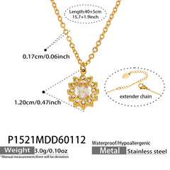 Cubic Zirconia or Green Glass Pendant Jewelry