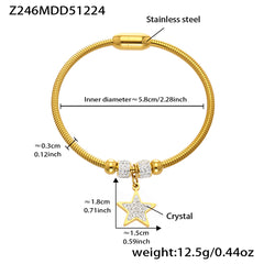18K Gold-Plated Geometric Cubic Zirconia Cuffs