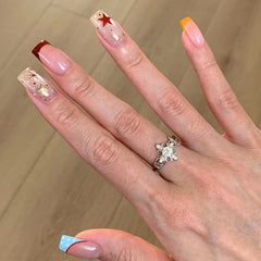 Nadine Cross Adjustable Ring